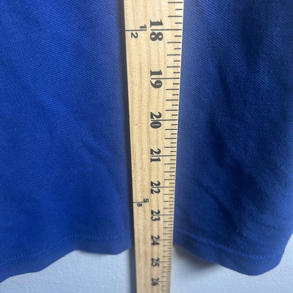 AX Armani Exchange Mens Blue Polo Shirt Short Sleeve Embroidered Logo Size S - Picture 7 of 8